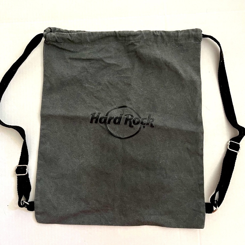 3 x $15 🌞 Hard Rock Cafe  Drawstring  Backpack Canvas Bag